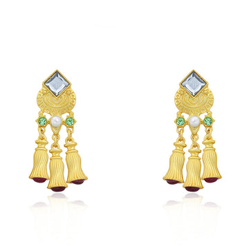 Colorful Tassel Jewelry Styling Earrings